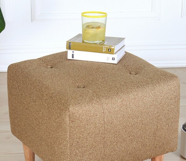 Σκαμπό Galila Camel 44x30 cm