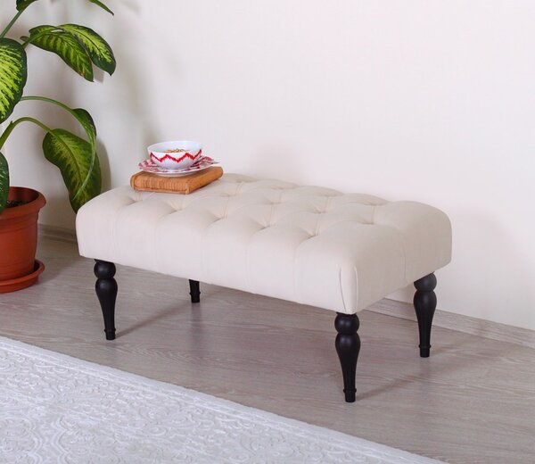 Σκαμπό πάγκος Soltani Μπεζ 50x20 cm