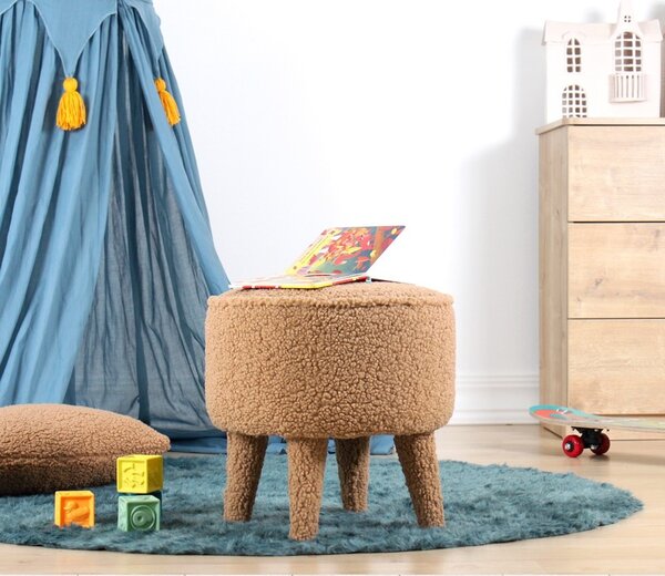 Σκαμπό Raza Camel 40x20 cm