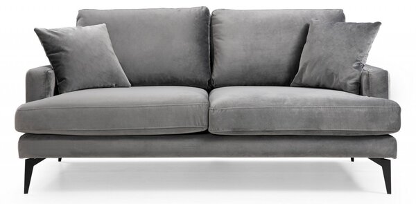 2θέσιος καναπές Leyla Ανθρακί 180x63 cm