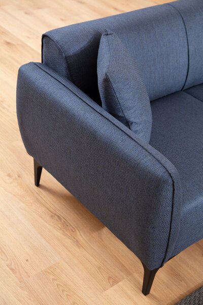 2θέσιος καναπές Naura Navy Μπλε 185x55 cm