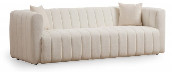3θέσιος καναπές Sana Κρεμ 230x80 cm