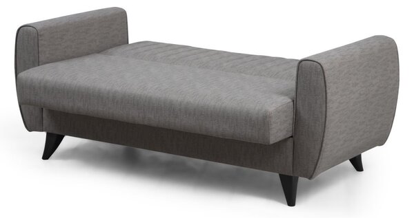 Αναδιπλούμενος καναπές 2 θέσεων Nabulsi Γκρι 127x46 cm