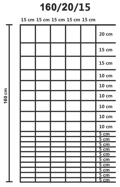 VidaXL Συρματόπλεγμα Περίφραξης Ασημί 50 x 1,6 μ. Γαλβανισμένο Ατσάλι