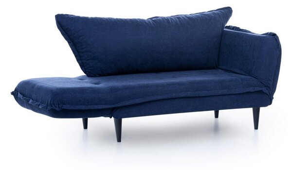 Αναδιπλούμενος καναπές 2 θέσεων Rahim Μπλε 150x80 cm