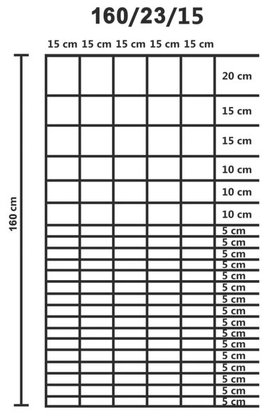 VidaXL Συρματόπλεγμα Περίφραξης Ασημί 50 x 1,6 μ. Γαλβανισμένο Ατσάλι