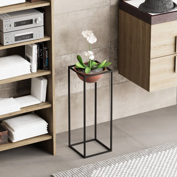 Διακοσμητική Γλάστρα GED021B Χάλκινο 22x60x22 cm