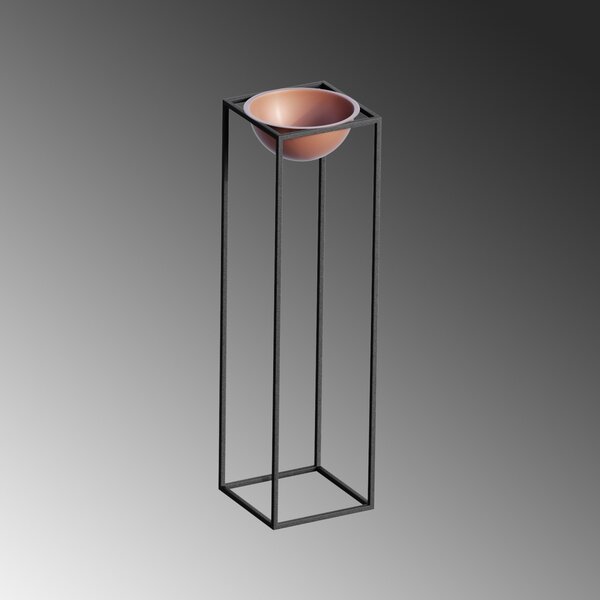 Διακοσμητική Γλάστρα GED020B Χάλκινο 28x80x28 cm
