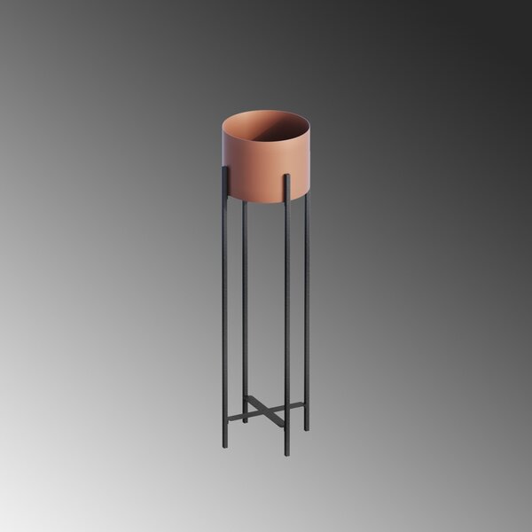 Διακοσμητική Γλάστρα GED025B Χάλκινο 23x78x23 cm