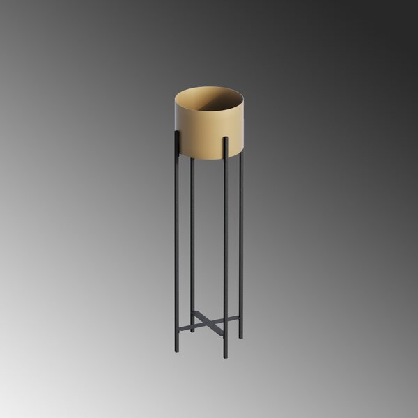 Διακοσμητική Γλάστρα GED025A Χρυσό 23x78x23 cm