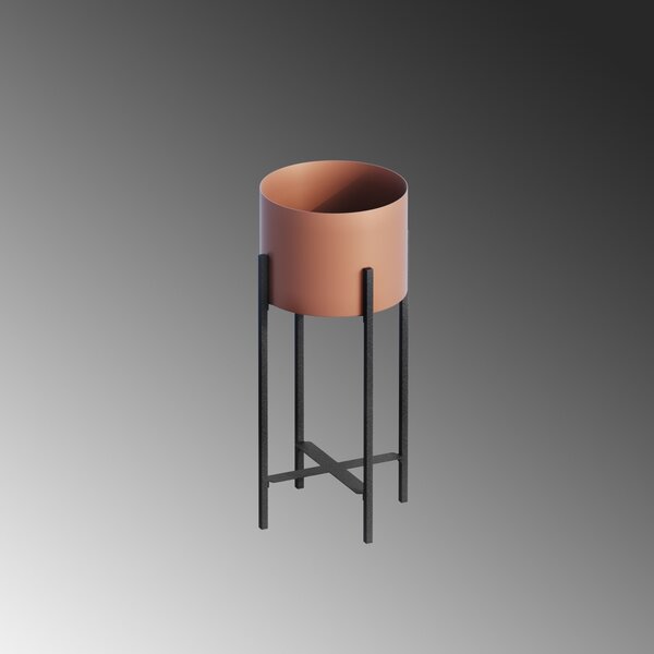 Διακοσμητική Γλάστρα GED026B Χάλκινο 23x48x23 cm