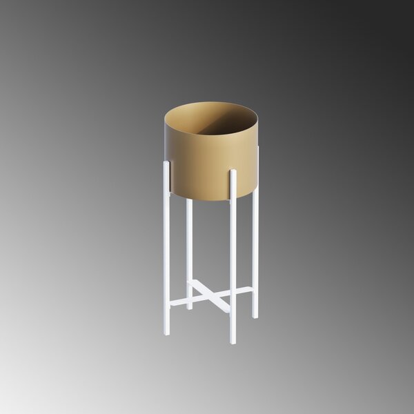 Διακοσμητική Γλάστρα GED026C Χρυσό 23x48x23 cm