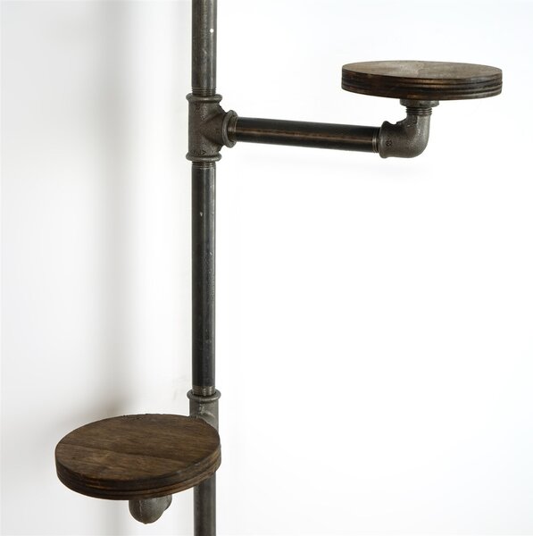 Ζαρντινιέρα BORURAF263 Ασημί 114x31x12 cm