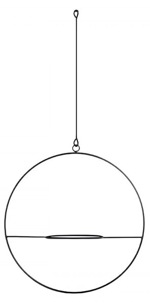 Ζαρντινιέρα SEH Μαύρο 30x30x130 cm