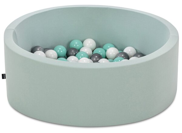 Πισίνα με μπαλάκια Bubble Pops v6 Μέντα 85x85x30 cm