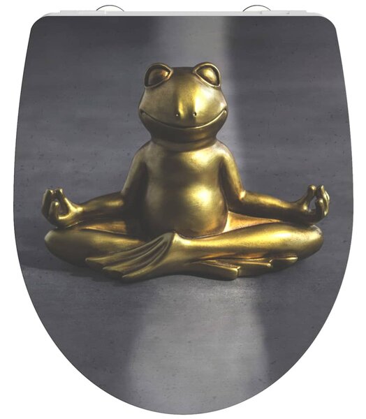 SCHÜTTE Κάθισμα Λεκάνης RELAXING FROG Γυαλιστ. + Soft-Close Duroplast