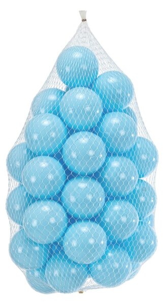 Σετ 50 πλαστικές μπάλες Μπλε 7x7x7 cm