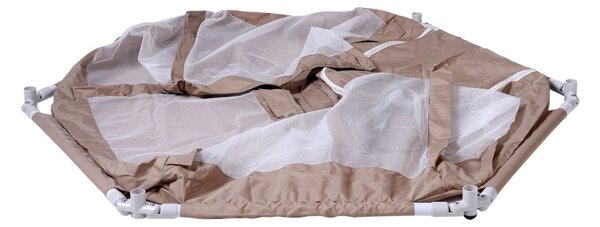 Πτυσσόμενη πισίνα με μπαλάκια Χρυσό 120x67x60 cm