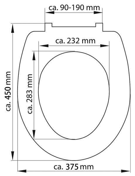 SCHÜTTE Κάθισμα Λεκάνης CARRIBEAN με Soft-Close & Σχέδιο από Duroplast