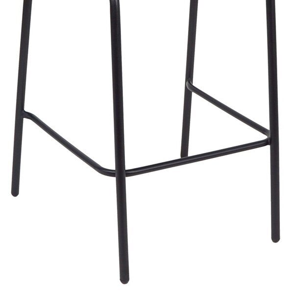 Σκαμπό μπαρ de grădină Sussie Μαύρο 58x58x111 cm