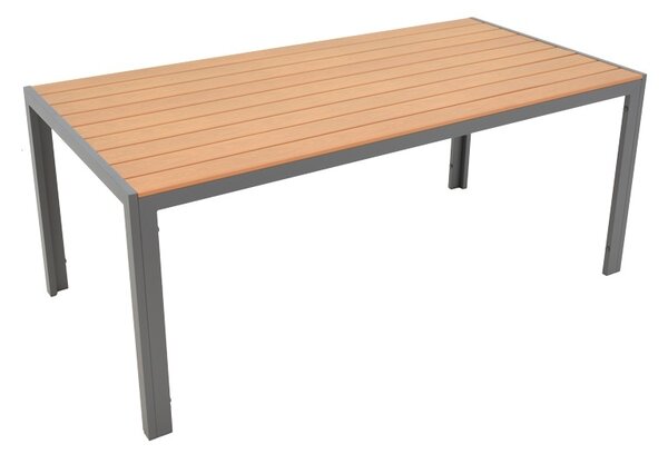 Τραπέζι κήπου Nares Γκρι 180x90x72.5 cm