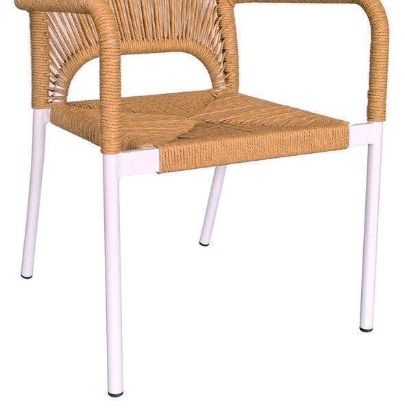 Καρέκλα κήπου Norture Λευκό 57x61x85 cm