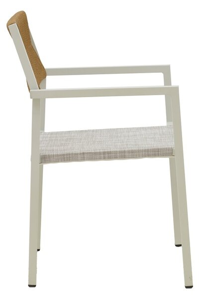 Καρέκλα κήπου Savor Λευκό 55x58x63 cm