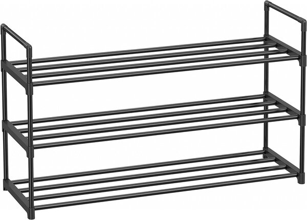 Παπουτσοθήκη, Songmics, Μαύρο, 92x30x54 cm