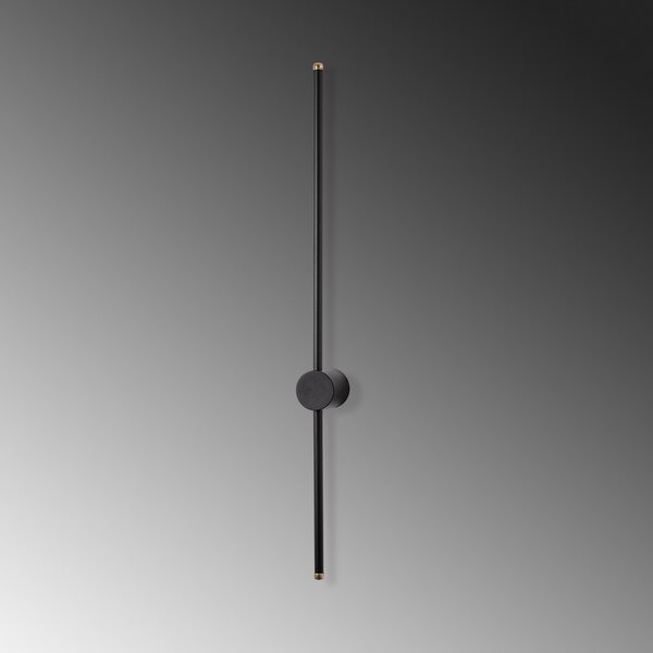 Φωτιστικό Τοίχου Sword, Μαύρο, 91x10x7 cm