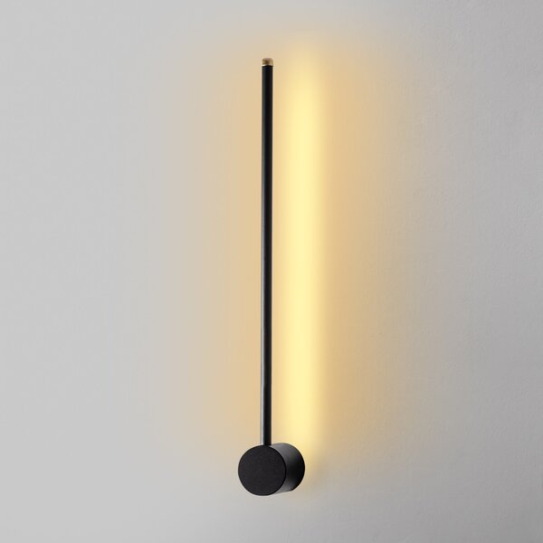 Φωτιστικό Τοίχου Sword, Μαύρο, 62x10x7 cm