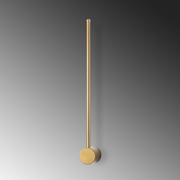 Φωτιστικό Τοίχου Sword, Χρυσό, 62x10x7 cm