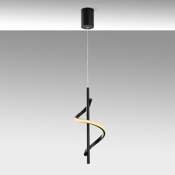 Φωτιστικό οροφής Likma Μαύρο 16x50-100x16 cm