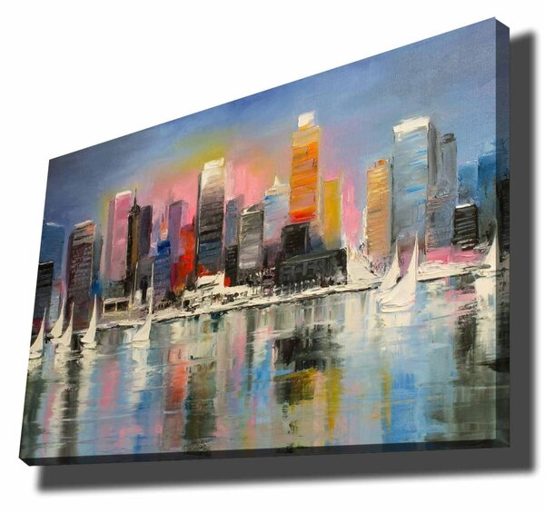 Πίνακας 70100NISC Πολύχρωμο 70x100 cm