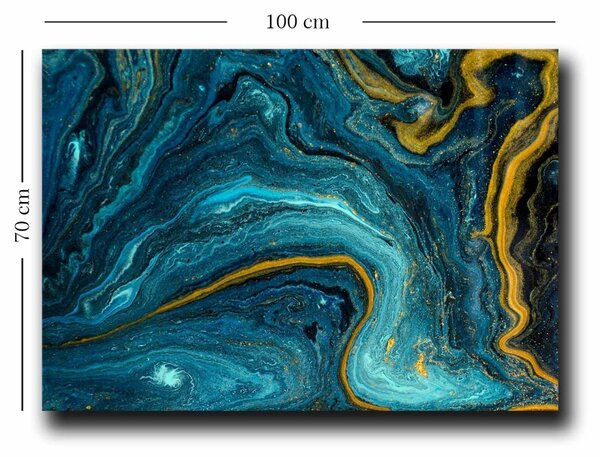 Πίνακας 70100NISC Μπλε 70x100 cm