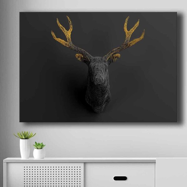 Πίνακας 70100NISC Χρυσό 70x100 cm