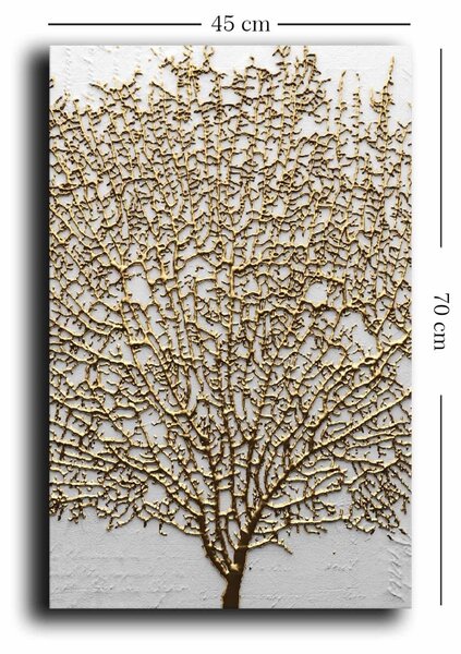 Πίνακας 4570NISC Χρυσό 45x70 cm