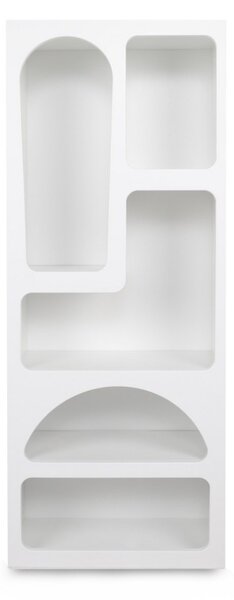 Βιβλιοθήκη Venus Λευκή 60x150x32 cm