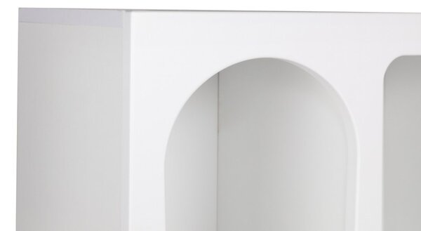 Βιβλιοθήκη Venus Λευκή 60x150x32 cm