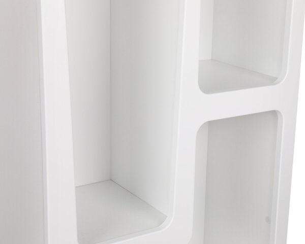 Βιβλιοθήκη Venus Λευκή 60x150x32 cm