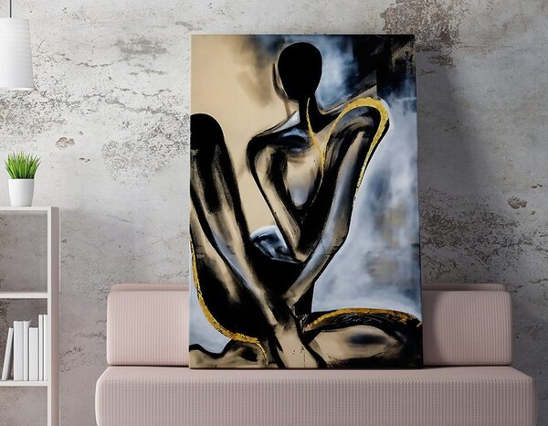 Πίνακας WY210 Πολύχρωμος 50x70x2 cm
