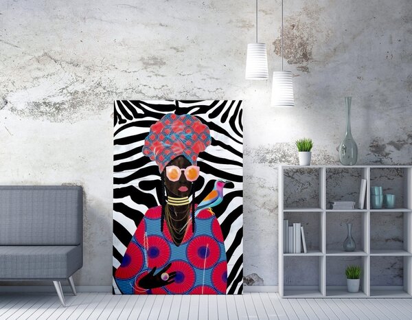 Πίνακας WY208 Πολύχρωμος 70x100x2 cm