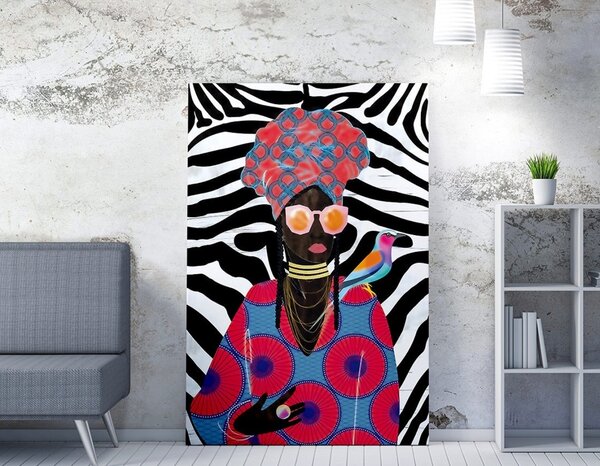 Πίνακας WY208 Πολύχρωμος 70x100x2 cm