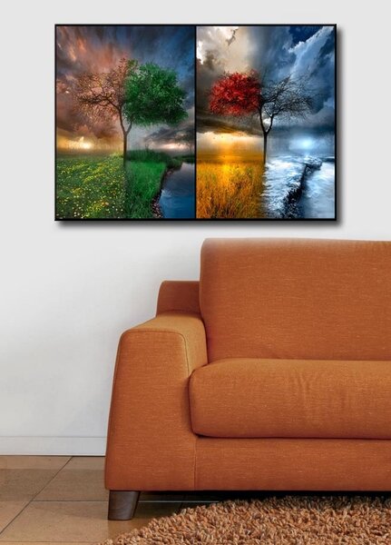 Πίνακας 5070C Πολύχρωμο 45x70 cm