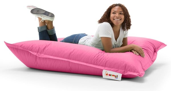Πολυθρόνα Πουφ Κήπου Cushion Ροζ 100x100x20 cm