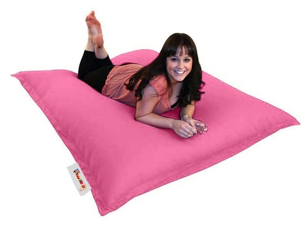 Πολυθρόνα Πουφ Κήπου Cushion Ροζ 100x100x20 cm