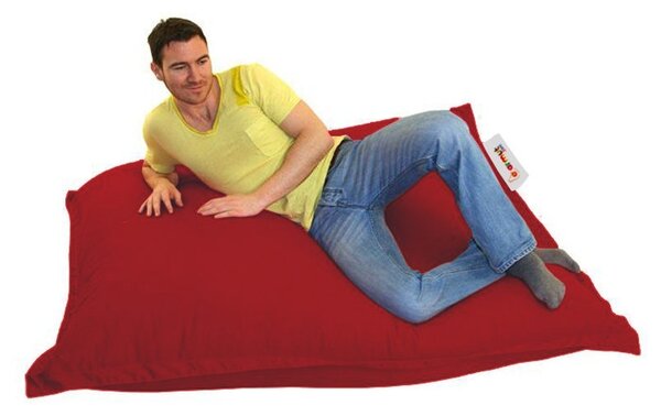 Πολυθρόνα Πουφ Κήπου Cushion Κόκκινο 100x100x20 cm