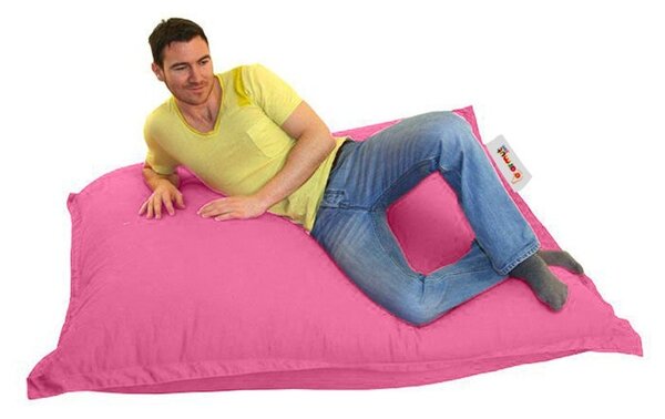 Πολυθρόνα Πουφ Κήπου Cushion Ροζ 100x100x20 cm