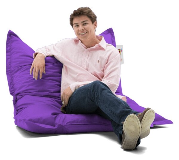 Πολυθρόνα Πουφ Κήπου Cushion Βιολετί 100x100x20 cm
