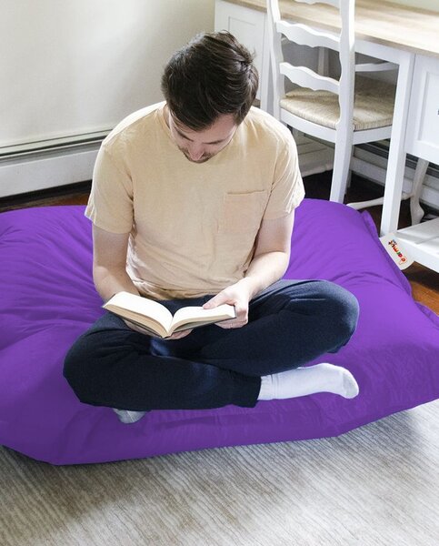 Πολυθρόνα Πουφ Κήπου Cushion Βιολετί 100x100x20 cm