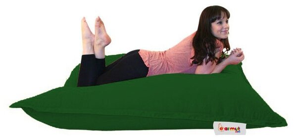 Πολυθρόνα Πουφ Κήπου Cushion Πράσινο 100x100x20 cm